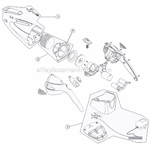 Page A Diagram and Parts List for BD10025  Dirt Devil Hand Vacuum